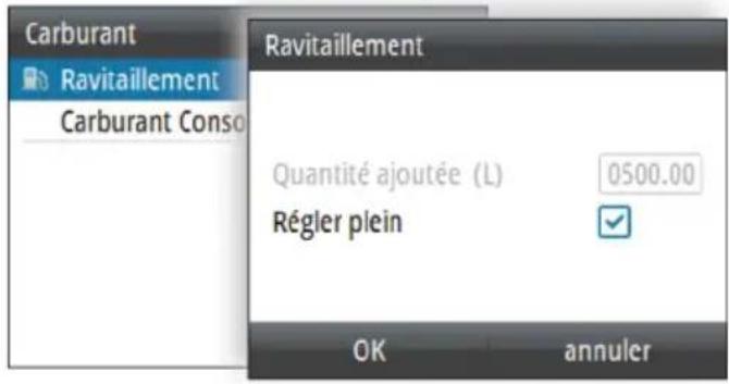 SIMRAD IS42J - Réapprovisionnement en carburant - 1