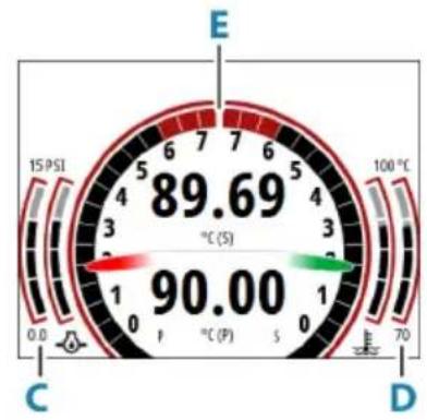 SIMRAD IS42J - Jauge statique - 3