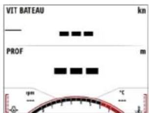 SIMRAD IS42J - Modification des données d'une page - 1