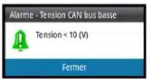 SIMRAD IS42J - Alarmes de moteur - 1