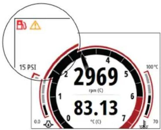 SIMRAD IS42J - Alarmes de moteur - 2