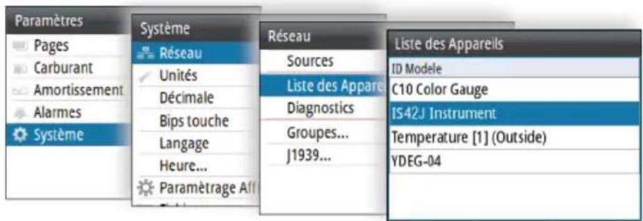 SIMRAD IS42J - Mise à jour du logiciel sur des appareils distants - 1