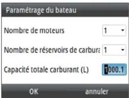 SIMRAD IS42J - Modification d'une valeur - 2