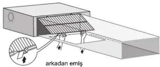 DAIKIN FXSQ15A2VEB - Hava filtresinin temizlenmesi - 3