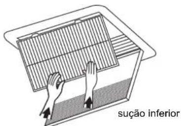 DAIKIN FXSQ15A2VEB - Como limpar o filtro de ar - 8