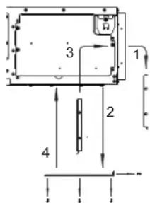 DAIKIN FXSQ15A2VEB - Aspirazione posteriore standard (Vedere figura 6a) - 2
