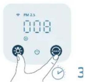 PHILIPS AC3220 - Tilbakestilling av filteret - 3