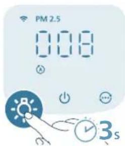 PHILIPS AC3220 - Setting the child lock - 2