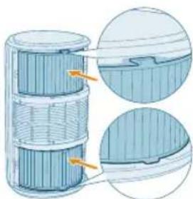 PHILIPS AC3220 - Membersihkan permukaan filter - 5