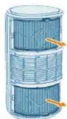 PHILIPS AC3220 - Einsetzen der Filter - 2