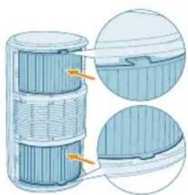 PHILIPS AC3220 - Mengganti filter - 6