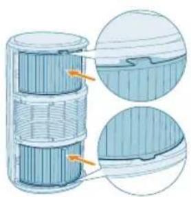 PHILIPS AC3220 - Suodattimien asentaminen - 4