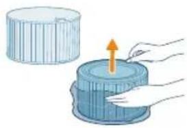 PHILIPS AC3220 - Installing the filters - 3