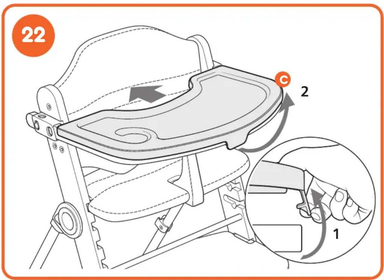 COSATTO Waffle 2 - Modo trona al modo silla: - 26