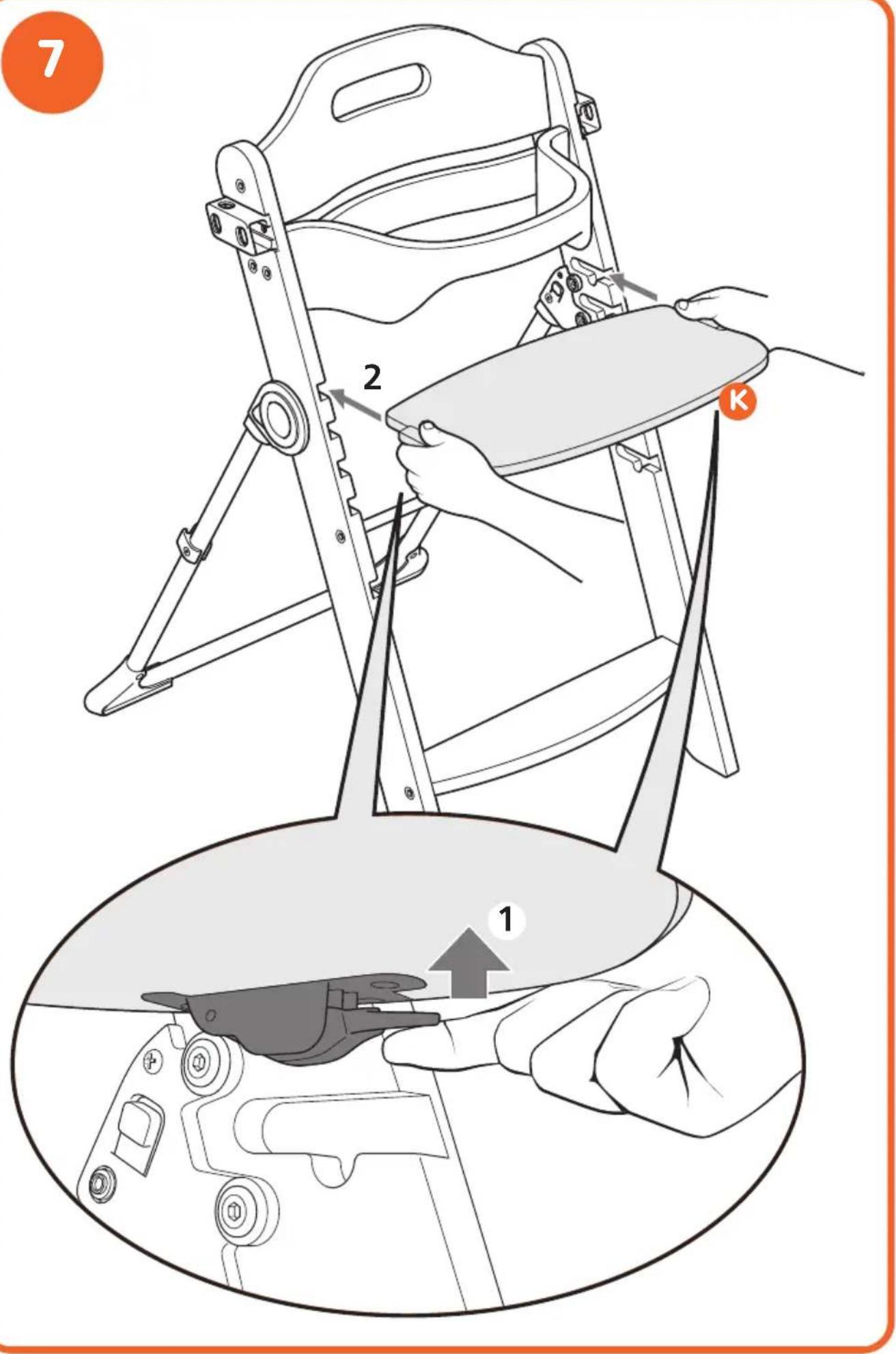 COSATTO Waffle 2 - Modo trona al modo silla: - 9