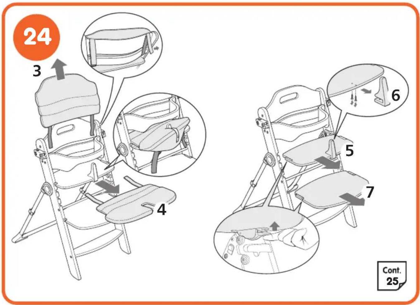 COSATTO Waffle 2 - Modo trona al modo silla: - 29
