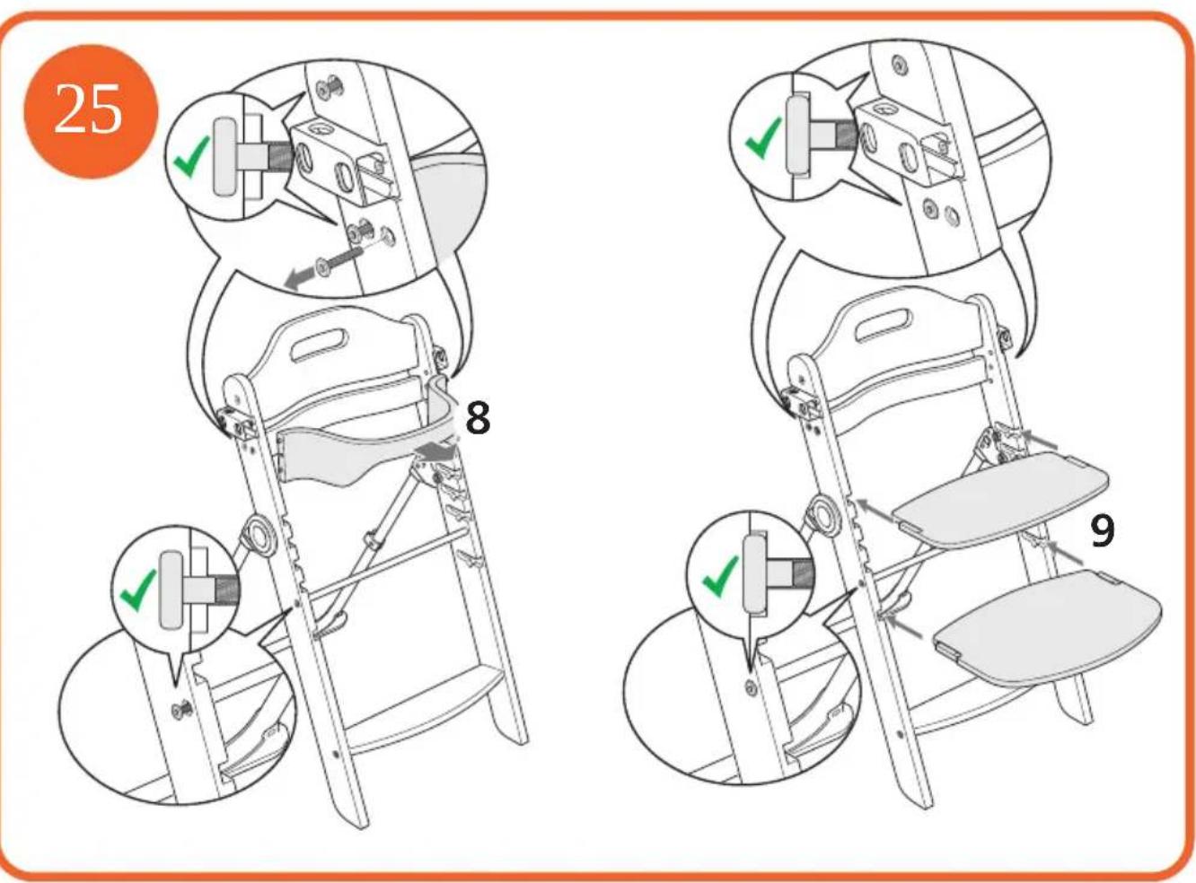 COSATTO Waffle 2 - Modo trona al modo silla: - 30