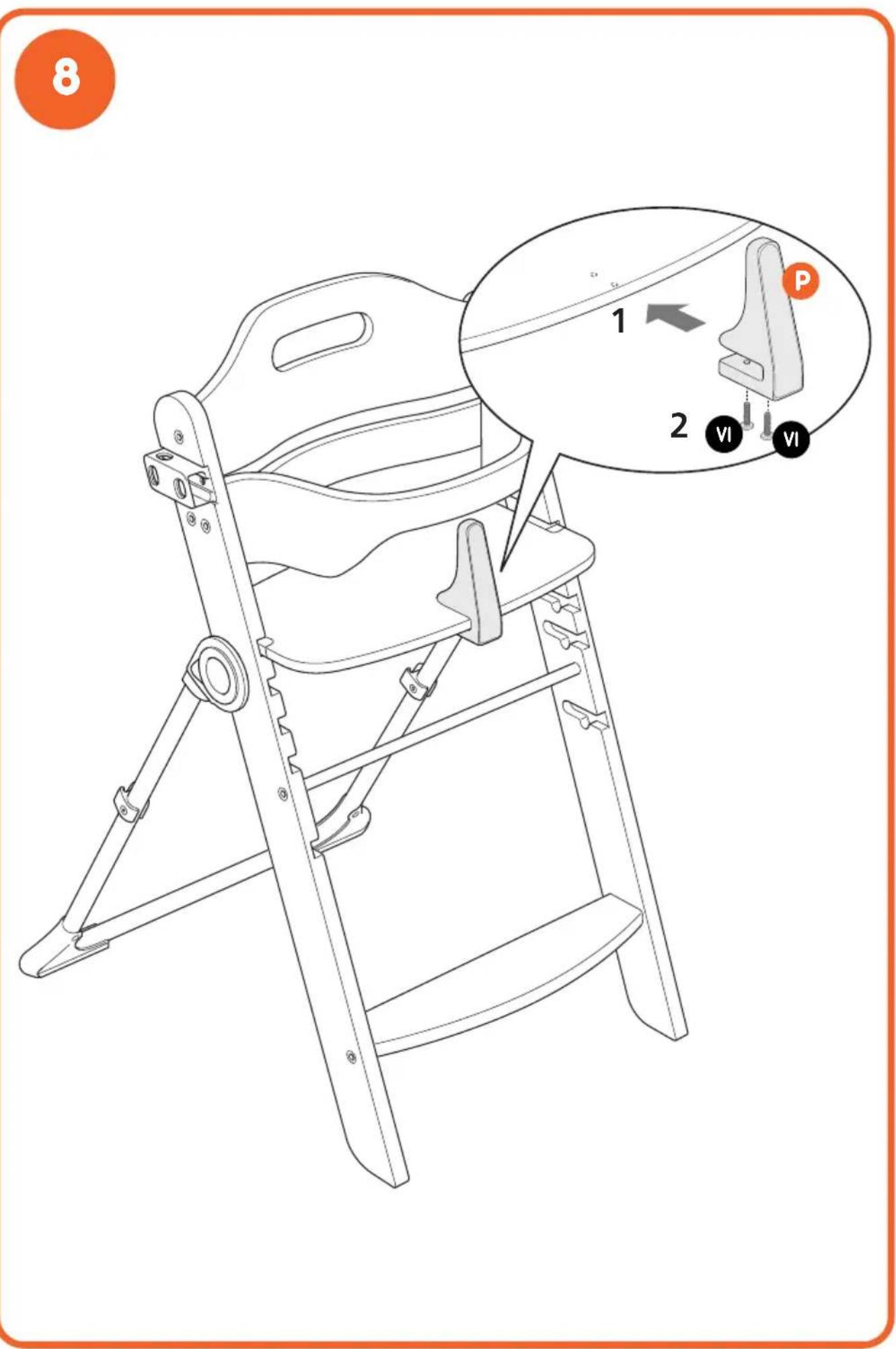 COSATTO Waffle 2 - Modo trona al modo silla: - 10