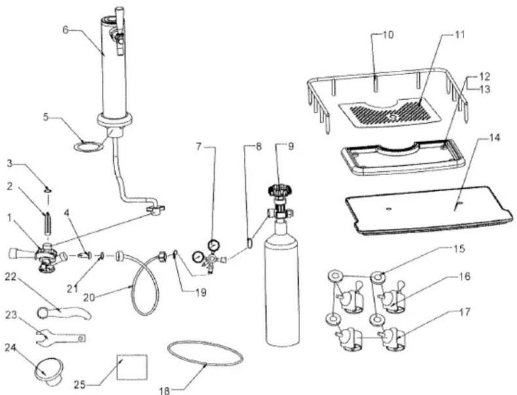 Summit SBC635MWKD - ACCESSORIES - 1