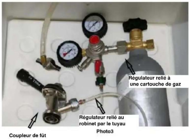 Summit SBC635MWKD - Exemples de régulateur de gaz et de connexion du robinet - 2
