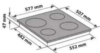 BLAUPUNKT 5EE64350 - PLACING THE HOB - 9