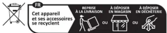 BLAUPUNKT 5EE64350 - MISE AU REBUT DES APPAREILS ÉLECTROMÉNAGERS - 1