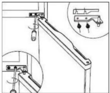 BRANDT BC8027EW - Αντιστρέψτε την κατεύθυνση ανοίγματος της πόρτας - 3