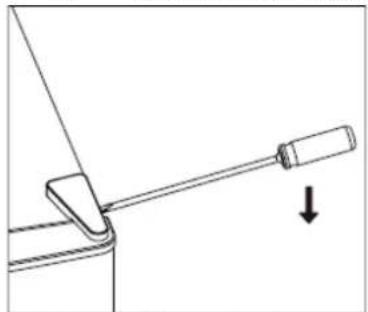 BRANDT BC8027EW - Αντιστρέψτε την κατεύθυνση ανοίγματος της πόρτας - 1
