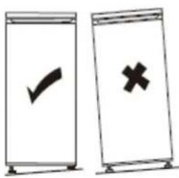 Two labeled diagrams showing checkmark and cross symbols, likely indicating approval or rejection status.