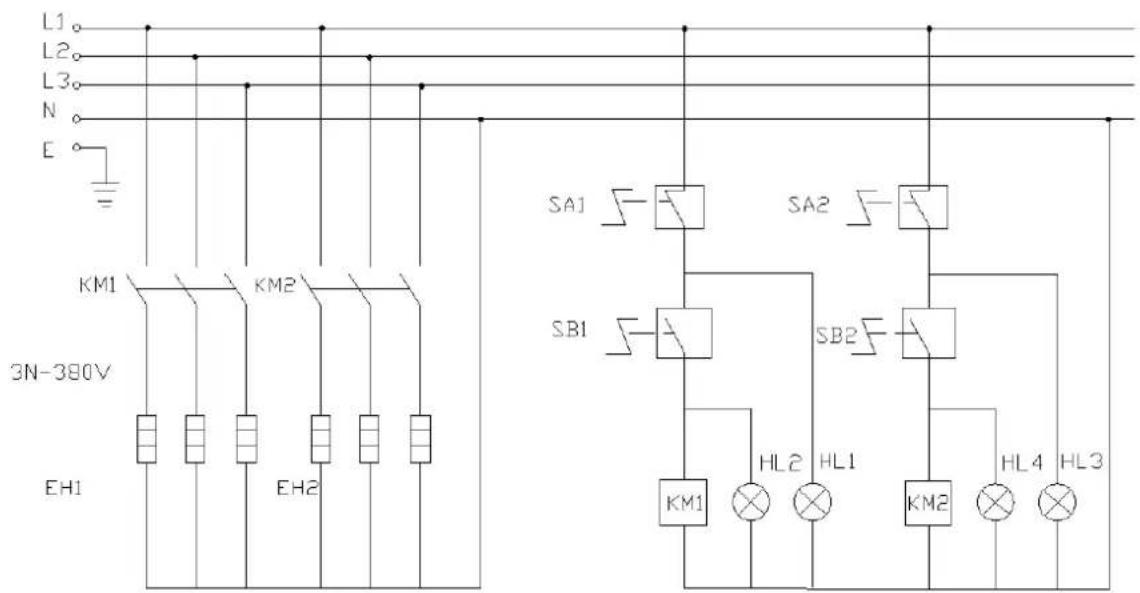 Royal Catering RCEG80700CSG - Schemat elektryczny - 1