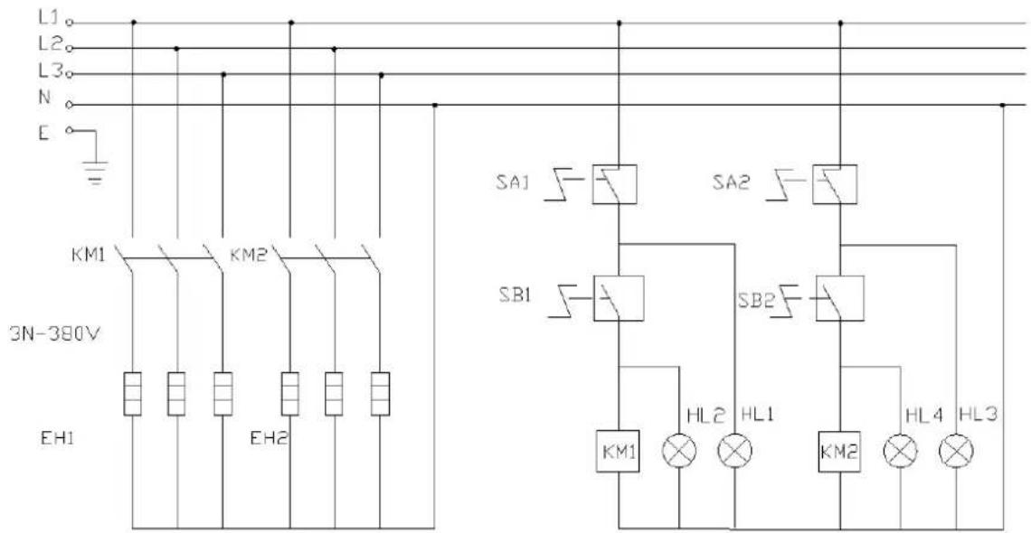 Royal Catering RCEG80700CSG - Elektrisch schema - 1