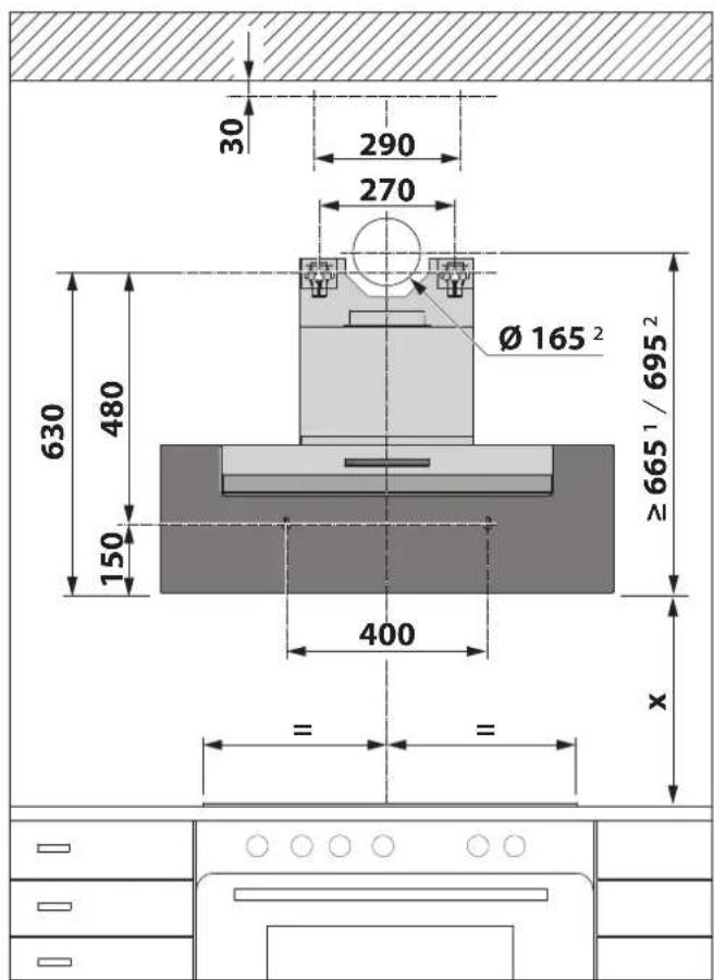 BERBEL Ergoline 2 BKH 70 EG2 - Apparaat ophangen - 1