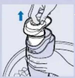 PHILIPS Jack HR6073 - Leeggooien van de stofzak - 2