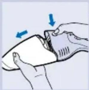 PHILIPS Jack HR6073 - Den Staubbeutel leeren - 1