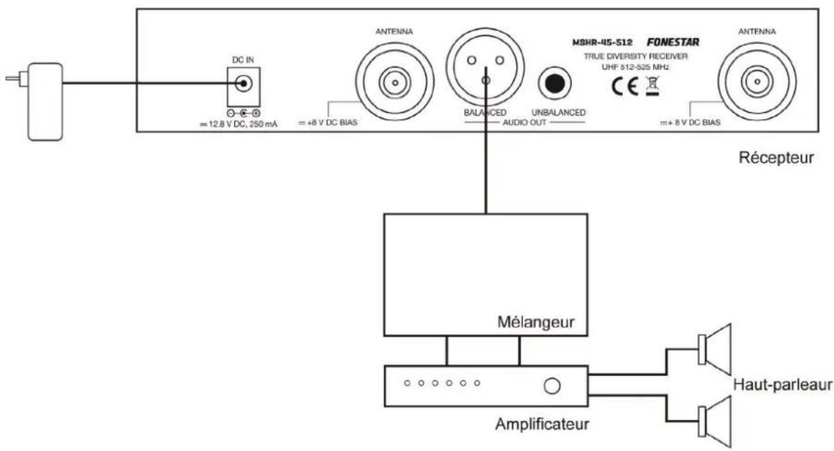 FoneStar MSHR46D570 - Connexion - 1