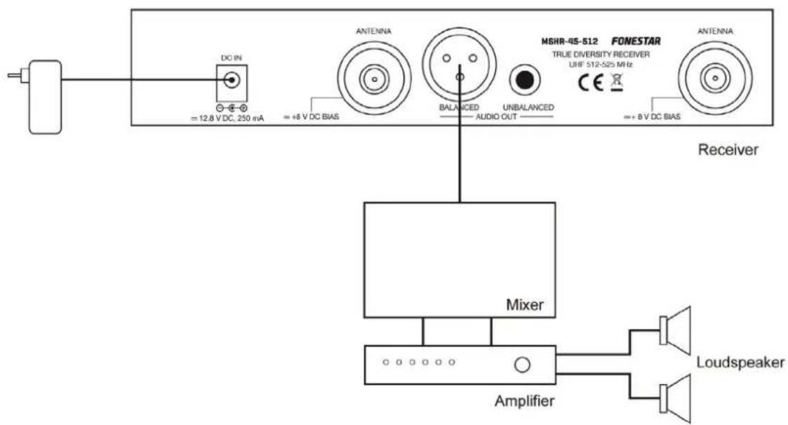 FoneStar MSHR46D570 - CONNECTION - 1