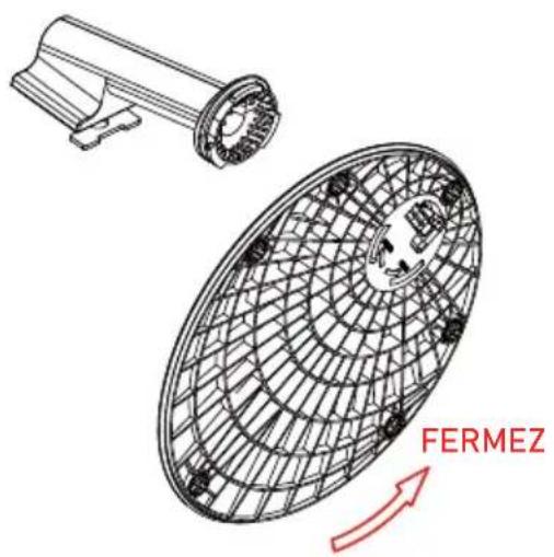 AOPEN 22SA2Q - Fixation de la base - 1