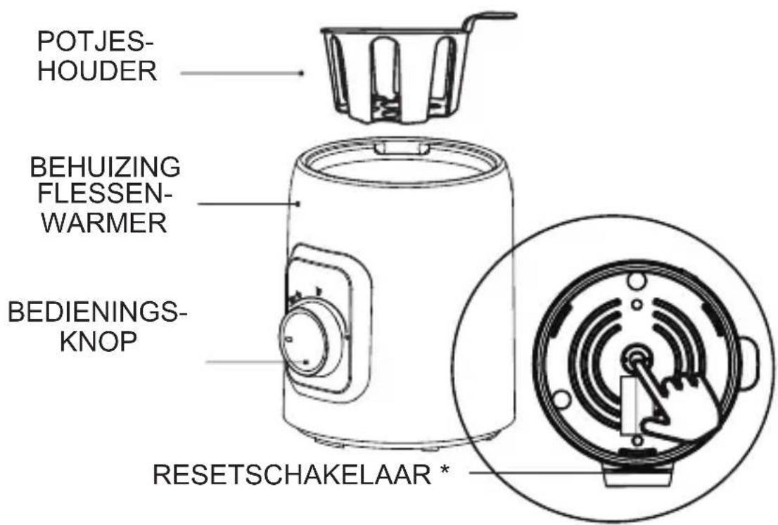 ALECTO BW600BK - ONDERDELEN FLESSENWARMER - 1