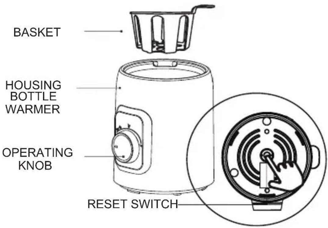 ALECTO BW600BK - PARTS INFORMATION BOTTLE WARMER - 1