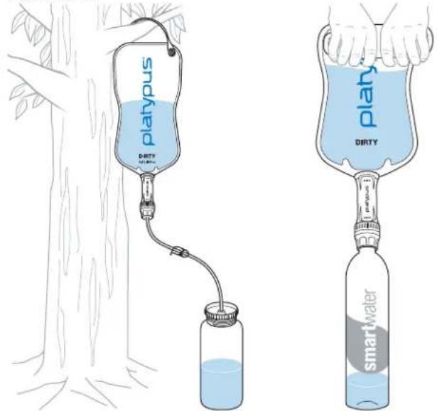 Platypus QuickDraw - Fixation aux réservoirs d'hydratation pour l'eau filtrée - 2