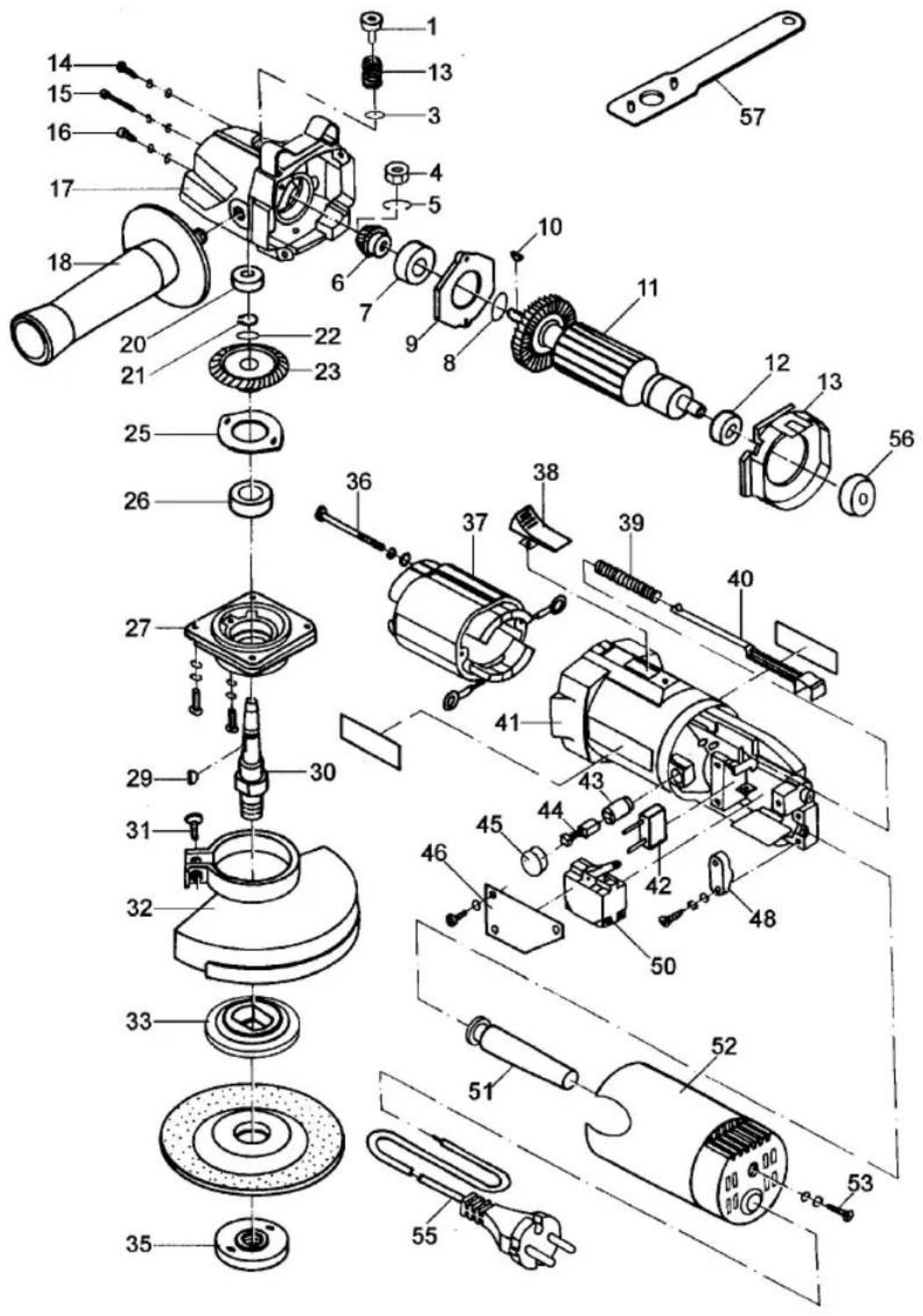 EINHELL WSC 115 - Dra ut nätkontakten! - 2