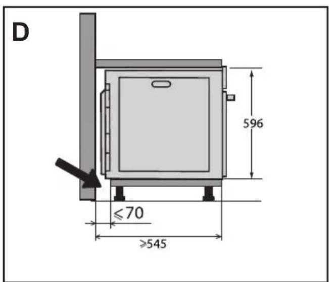 DE DIETRICH DOP4756H - WAHL DES AUFSTELLUNGSORTS UND EINBAU - 4