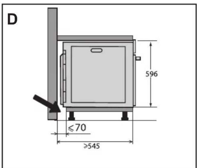 DE DIETRICH DOP4756H - CHOIX DE L'EMPLACEMENT ET ENCASTREMENT - 4