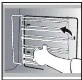 DE DIETRICH DOP4756H - REMOVING THE SHELF RUNNERS - 1