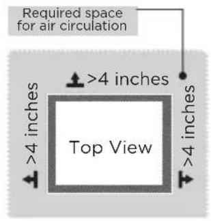 MIDEA MRW29B4ASL - Dimensions and Clearances - 2