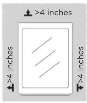 MIDEA MRW29B4ASL - Dimensions and Clearances - 1