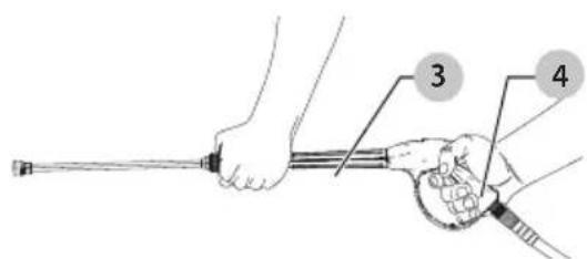DEWALT DWPW2400 - Position appropriée des mains (Fig. J) - 1