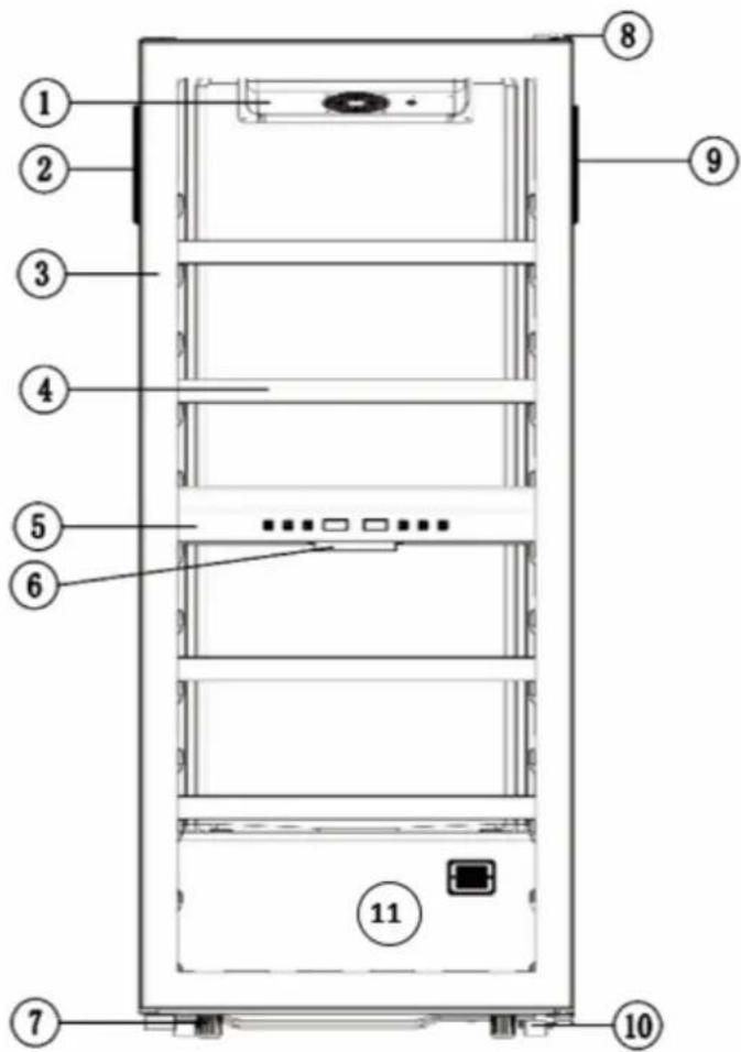 LA SOMMELIERE LS102DZBLACK - DESCRIPTION OF THE APPLIANCE - 1