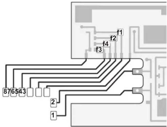 Märklin 58016 - Banen op de print onderbreken 3. Decoder monteren - 2
