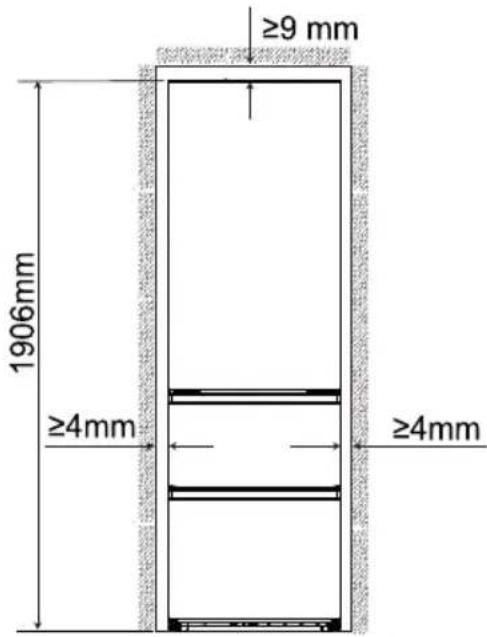 HAIER CSW9619ENGBW - Space recommendation - 2